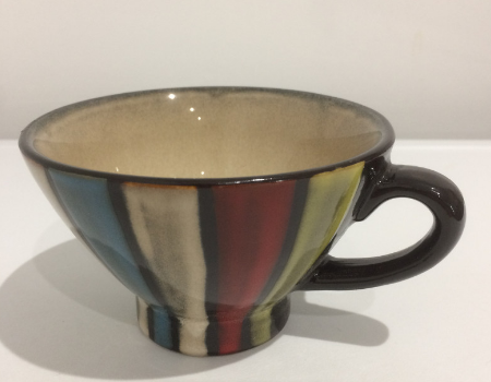 Acheter un bolée à cidre avec anse multicolore d'Etretat en livraison à domicile à Paris