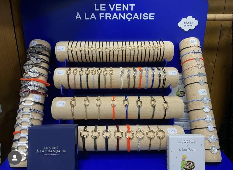 bracelet le vent à la française bijoux made in france à etretat près de rouen