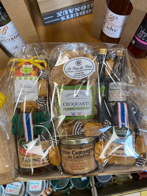 Création de coffrets personnalisés salé de produits artisanaux Normand à offrir à ses clients avec livraison