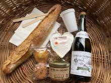 Formule pique-nique terroir à emporter avec produits artisanaux français disponibles uniquement le samedi et dimanche pour une escapade gourmande en plein air réussie Étretat (76) en Normandie